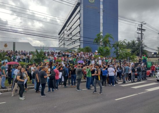 Greve dos professores no Amazonas - Foto: Luzimar Bessa/ TV Norte Amazonas