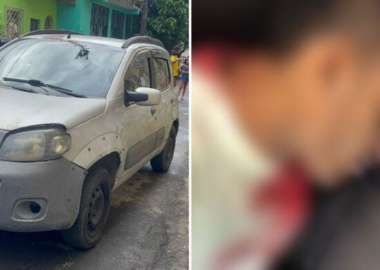 Homem foi executado a tiros e encontrado em carro abandonado - Foto: Reprodução/WhatsApp