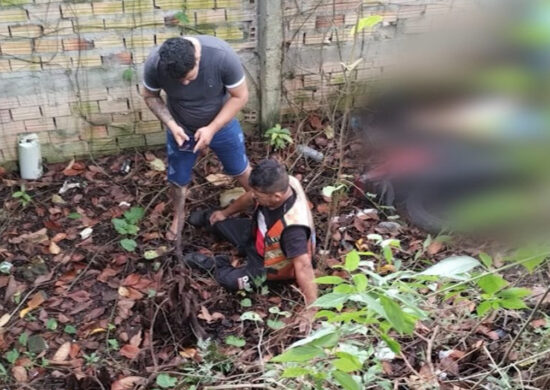 Homem morre ao bater em muro em acidente de moto na Zona Leste de Manaus. Foto: Reprodução/ TV Norte Amazonas.