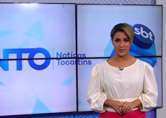 Jornal Notícias Tocantins é apresentado por Mariana Ferreira – Foto: Reprodução/TV Norte Tocantins