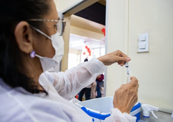 Vacinação contra a Influenza em Manaus - Foto: Graziela Praia/Semsa