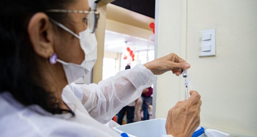 Vacinação contra a Influenza em Manaus - Foto: Graziela Praia/Semsa