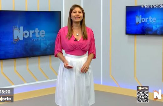 O Norte Notícias é apresentado por Mariana Rocha – Foto: Reprodução/TV Norte Amazonas