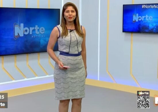 O Norte Notícias é apresentado por Mariana Rocha – Foto: Reprodução/TV Norte Amazonas