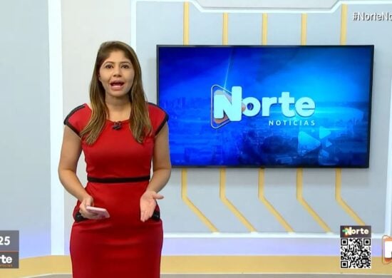 O Norte Notícias é apresentado por Mariana Rocha – Foto: Reprodução/TV Norte Amazonas