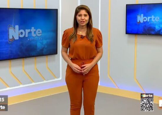 O Norte Notícias é apresentado por Mariana Rocha – Foto: Reprodução/TV Norte Amazonas