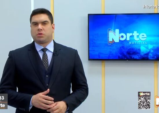 O Norte Notícias foi apresentado por Clayton Pascarelli – Foto: Reprodução/TV Norte Amazonas