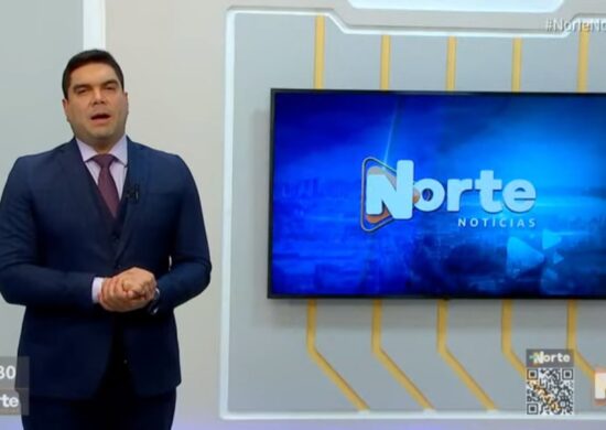 O Norte Notícias foi apresentado por Clayton Pascarelli – Foto: Reprodução/TV Norte Amazonas