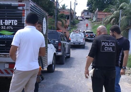 Irmã de PM é morta a tiros dentro de casa na Zona Norte de Manaus. Foto: Reprodução/ TV Norte Amazonas.