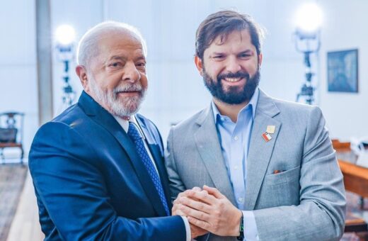 Presidente chileno Gabriel Boric disse ver com bons olhos a volta da Venezuela ao cenário multilateral - Foto: Ricardo Stuckert/PR