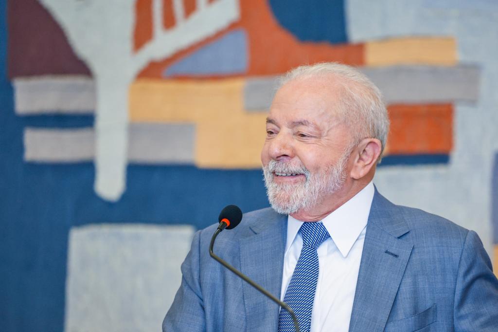 O presidente Luiz Inácio Lula da Silva (PT), visita nesta terça-feira (6) a cidade de Luís Eduardo Magalhães- Foto: Ricardo Stuckert/PR