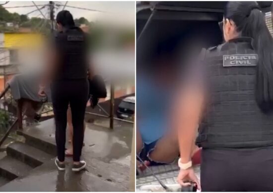 Mãe e tia são presas por explorar sexualmente adolescente no Amazonas. Foto: Reprodução/ TV Norte Amazonas.