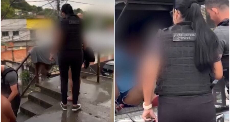 Mãe e tia são presas por explorar sexualmente adolescente no Amazonas. Foto: Reprodução/ TV Norte Amazonas.