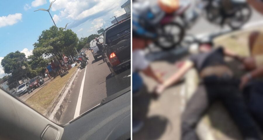 Motociclista morreu ao colidir com árvore - Foto: Reprodução/WhatsApp