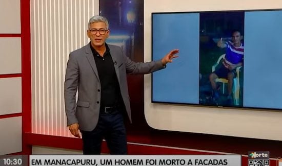 O Programa Na Mira é apresentado por Valter Frota - Foto: Reprodução/TV Norte Amazonas