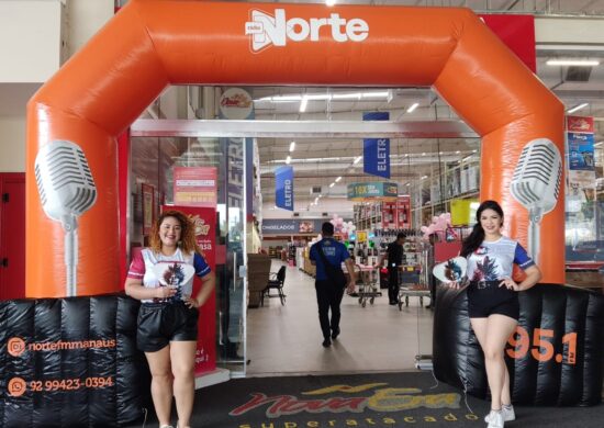 A ação de retirada de ingressos acontece até meio-dia desta quinta-feira (11) no Supermercado Nova Era - Foto: Mariana Lima/ Grupo Norte de Comunicação