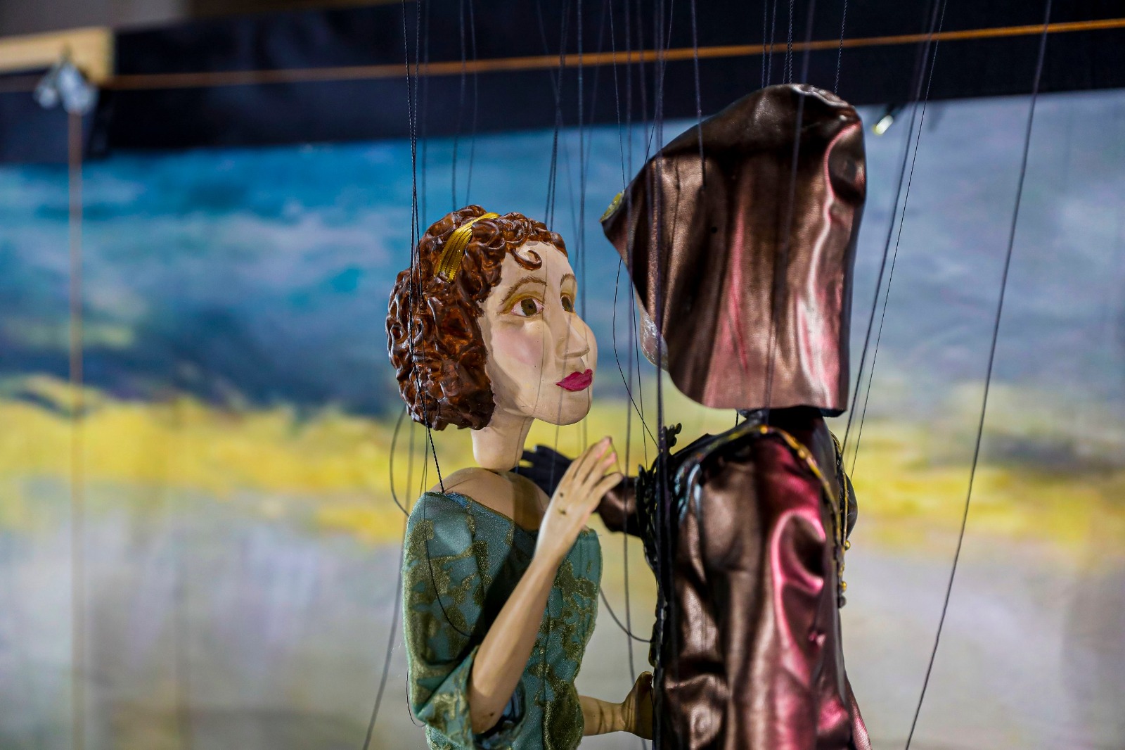 Marionetes são da companhia teatral 'O Pequeno Teatro do Mundo' - Foto: Divulgação/Secretaria de Cultura e Economia Criativa