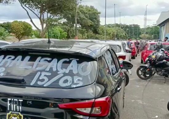 Paralisação dos motorista de aplicativo - Foto: Reprodução/Sefaz