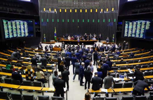 O Poder Legislativo, partidos e políticos são os principais alvos das ações sobre a disseminação de fake news que são julgadas no Supremo Tribunal Federal (STF) e no Tribunal Superior Eleitoral (TSE) no período de janeiro de 2019 e outubro de 2022 -Foto: Pablo Valadares/Câmara dos Deputados