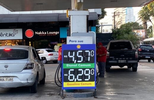 Redução: Posto de combustível na Zona Centro-Sul de Manaus - Foto: André Meirelles / Portal Norte