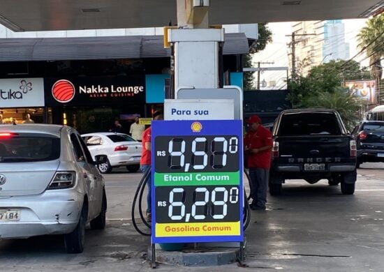 Redução: Posto de combustível na Zona Centro-Sul de Manaus - Foto: André Meirelles / Portal Norte