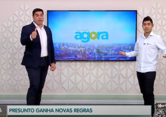 O Programa Agora é apresentado por Clayton Pascarelli -Foto: Reprodução/TV Norte Amazonas