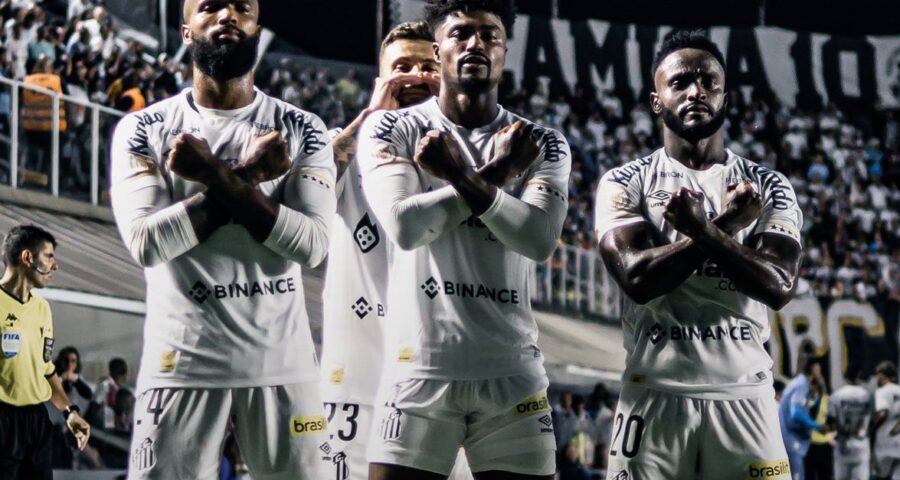 Santos enfrente Newell's Old Boys no estádio Marcelo Bielsa - Foto: Reprodução/Twitter @SantosFC