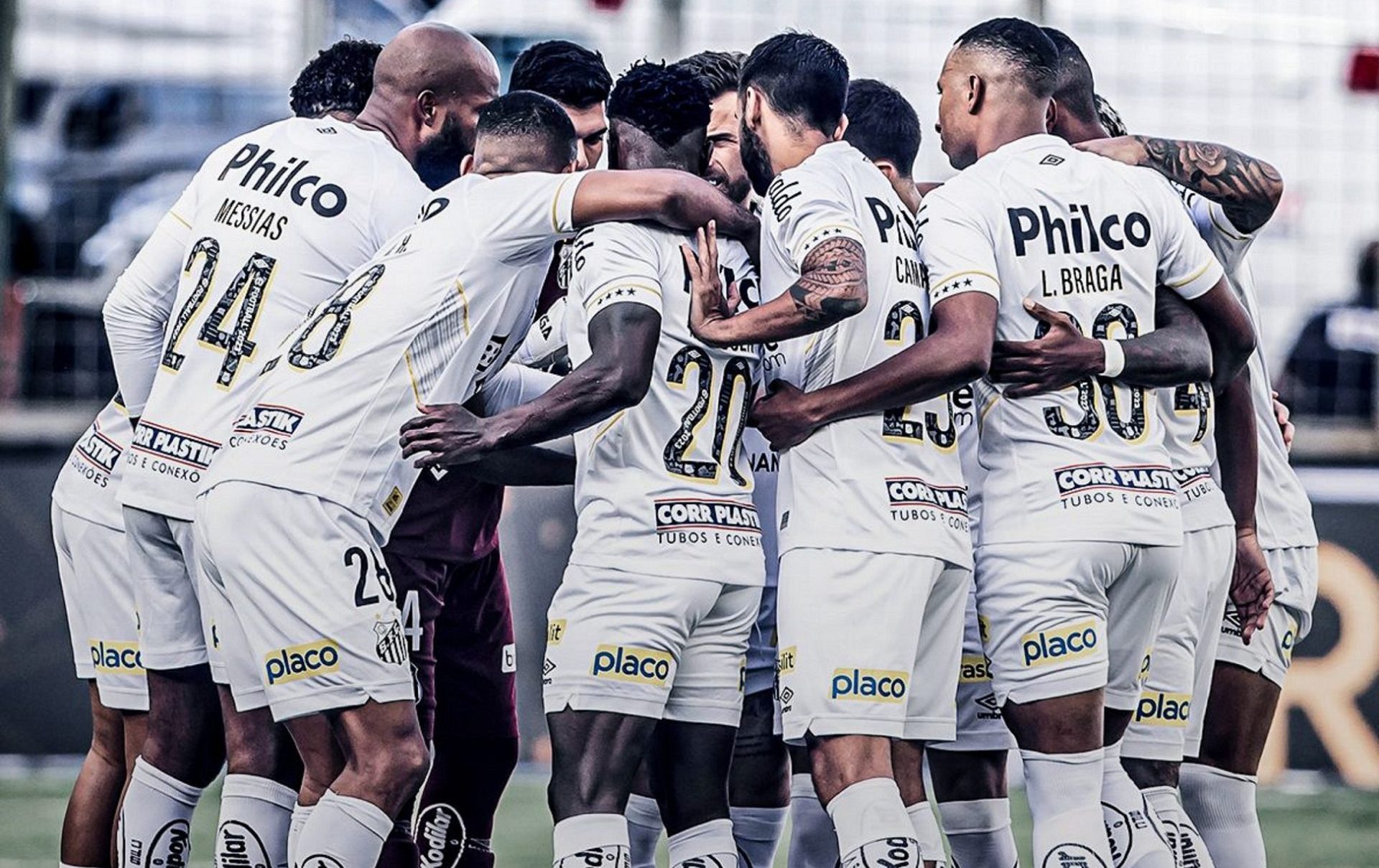 O Santos e o Bahia seguem no confronto pelo Campeonato Brasileiro Série A - Foto: Reprodução/Twitter @SantosFC