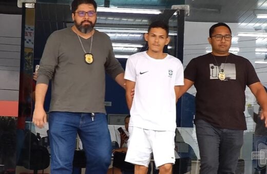 Suspeito de assassinato dentro de bar em junho de 2022 é preso em Manaus. Foto: Reprodução/ TV Norte Amazonas.