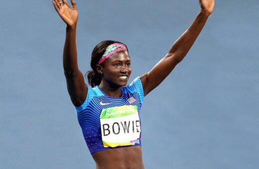 Tori Bowie conquistou várias medalhas, entre elas, a medalha de ouro Rio-2016 - Foto: Reprodução/Twitter @TeamJA876