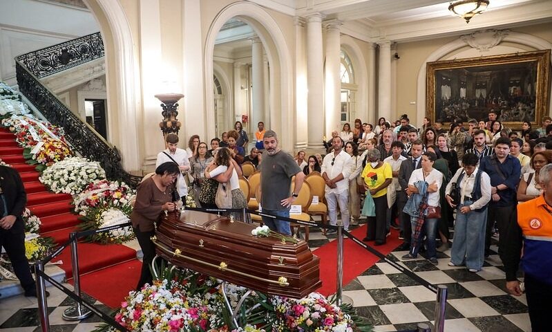 Corpo do ex-vereador foi velado no hall do Palácio Pedro Ernesto - Foto: Ascom/CMRJ