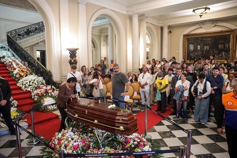 Corpo do ex-vereador foi velado no hall do Palácio Pedro Ernesto - Foto: Ascom/CMRJ