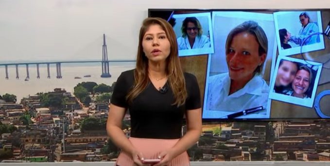 Jornal 6h Notícias foi apresentado por Mariana Rocha – Foto: Reprodução/TV Norte Amazonas