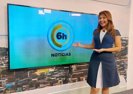 Jornal 6h Notícias foi apresentado por Mariana Rocha – Foto: Reprodução/TV Norte Amazonas