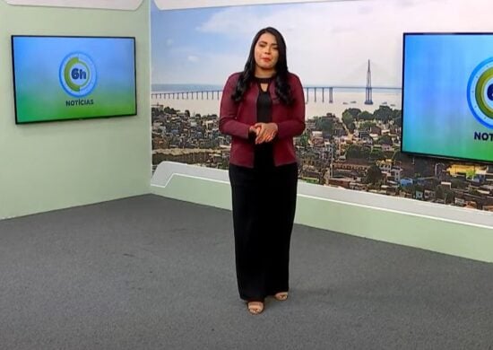 Jornal 6h Notícias foi apresentado por Luana Lima – Foto: Reprodução/TV Norte Amazonas.