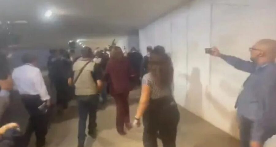 Agressão de jornalista ocorreu na saída de Moro em Brasília - Foto: Reprodução/Twitter@dramayraoficial