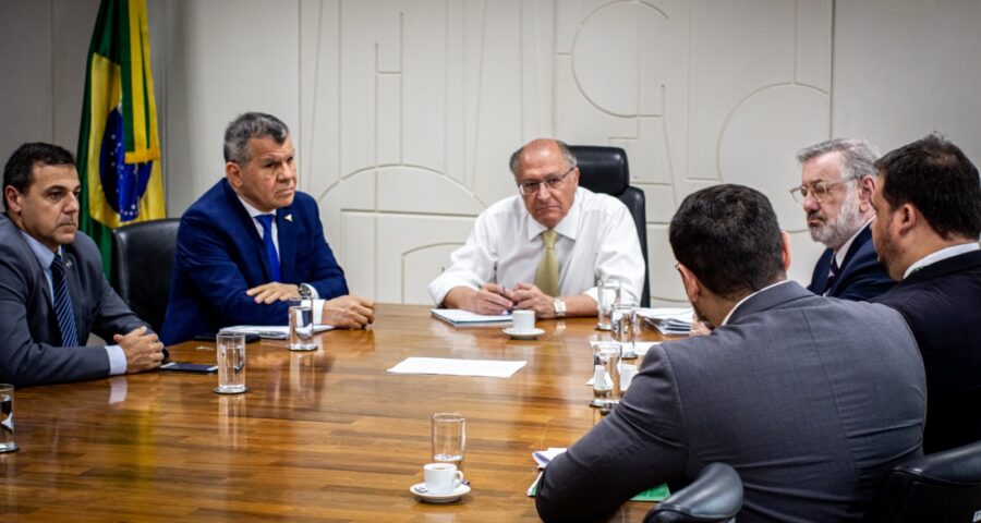 O superintendente da Suframa, Bosco Saraiva, chegou em Brasília nesta terça-feira (13) para cumprir uma agenda de reuniões com o ministro da Indústria e Comércio e vice-presidente, Geraldo Alckmin Foto: Divulgação/MDIC