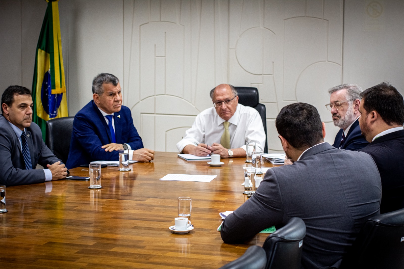 O superintendente da Suframa, Bosco Saraiva, chegou em Brasília nesta terça-feira (13) para cumprir uma agenda de reuniões com o ministro da Indústria e Comércio e vice-presidente, Geraldo Alckmin Foto: Divulgação/MDIC