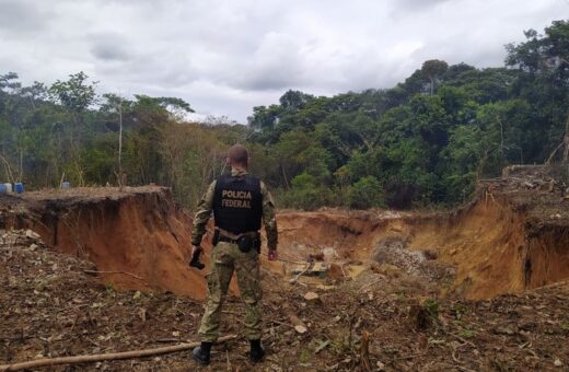 Combate ao garimpo ilegal é coordenado pela PF e conta com apoio de diversos órgãos públicos - Foto: Reprodução/ Governo Federal