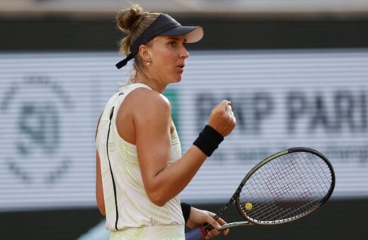 Tenista Beatriz Haddad Maia no 12º dia do Torneio Aberto de Tênis de Roland-Garros - Foto: Jean-Francois Badias/Associated Press/Estadão Conteúdo