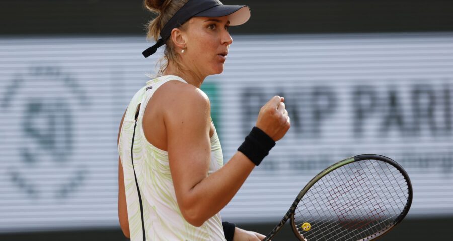 Tenista Beatriz Haddad Maia no 12º dia do Torneio Aberto de Tênis de Roland-Garros - Foto: Jean-Francois Badias/Associated Press/Estadão Conteúdo