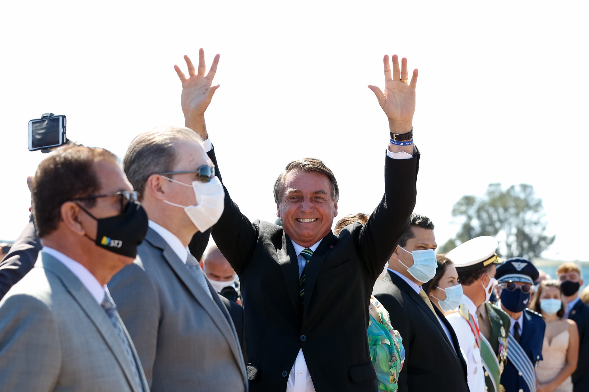 Bolsonaro sem máscara em Brasília - Foto: Carolina Antunes/PR
