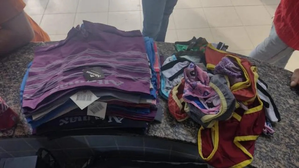 O suposto "ladrão de calcinha" furtou 20 calcinhas e 32 cuecas - Foto: Divulgação/PMRR