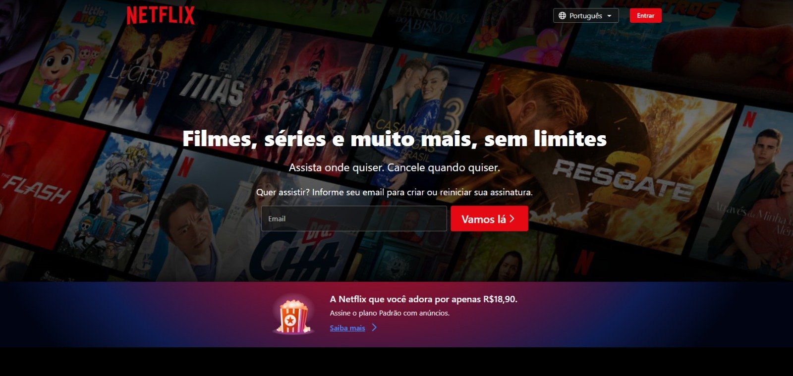 O cronograma da plataforma prevê lançamentos até 2024 - Foto: Reprodução/Netflix Brasil