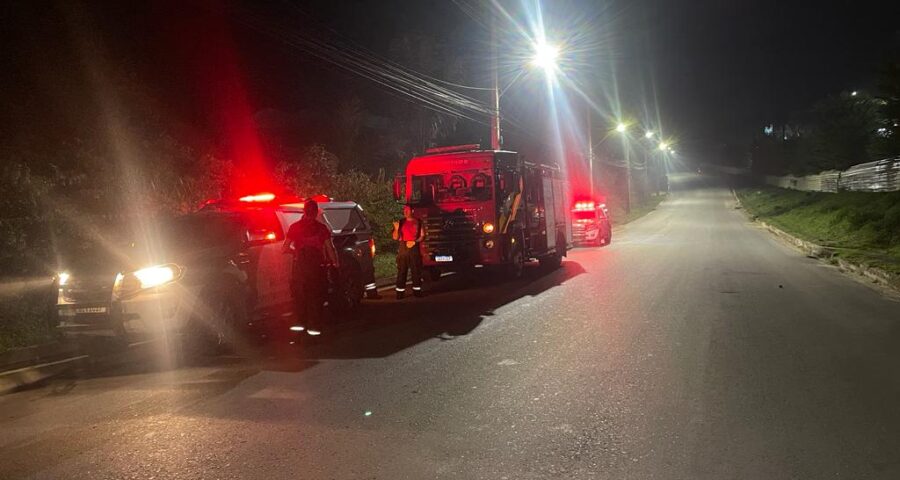 Polícia Militar e o Corpo de Bombeiros foram acionados para AM-010 - Foto: Reprodução | Whatsapp