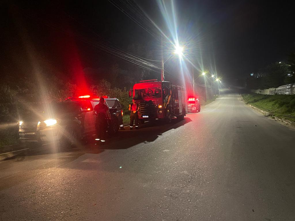 Polícia Militar e o Corpo de Bombeiros foram acionados para AM-010 - Foto: Reprodução | Whatsapp