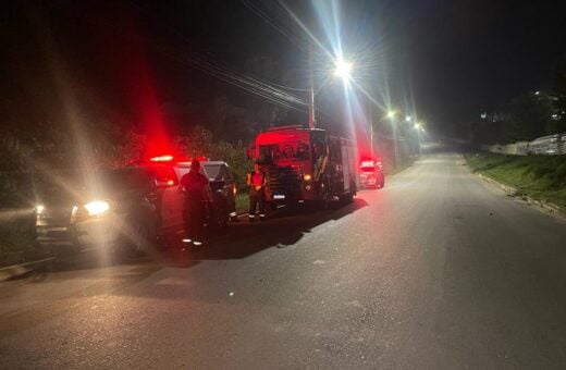 Polícia Militar e o Corpo de Bombeiros foram acionados para AM-010 - Foto: Reprodução | Whatsapp