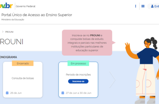 Prouni: prazo de inscrições inicia nesta terça e encerra sexta-feira