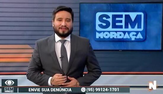 O programa Sem Mordaça é apresentado por Alex Braga – Foto: Reprodução/TV Norte Boa Vista