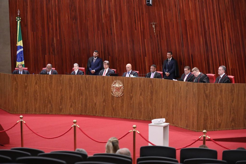 Ministros durante sessão plenária do TSE - Foto: Antonio Augusto/Secom/TSE